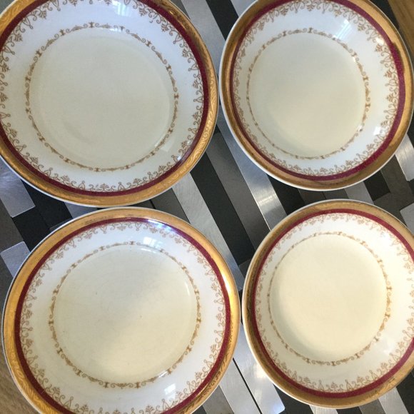 Set of 4 small dessert dishes - Picture 1 of 5